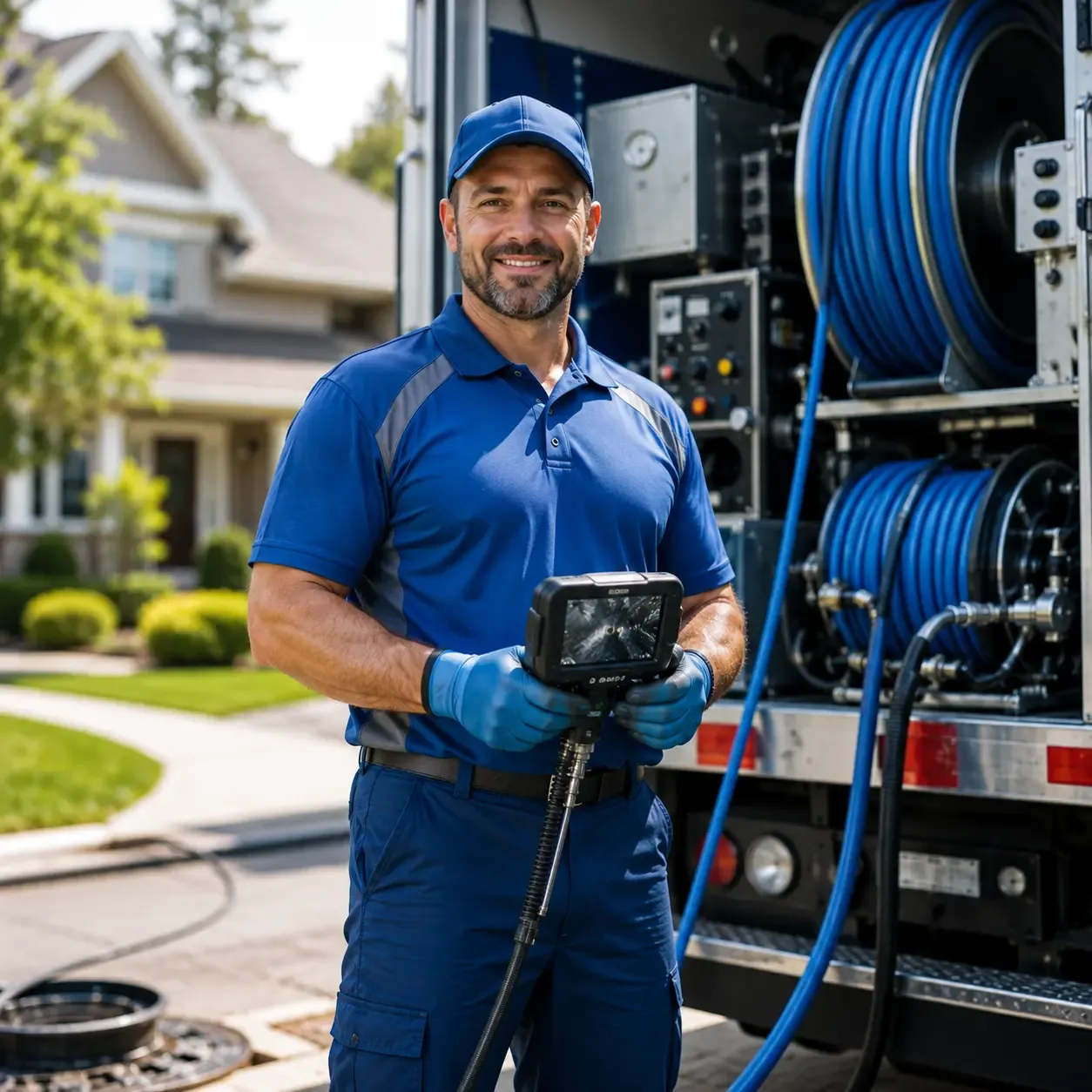 Local outdoor drain cleaning specialists in Grandview, IA